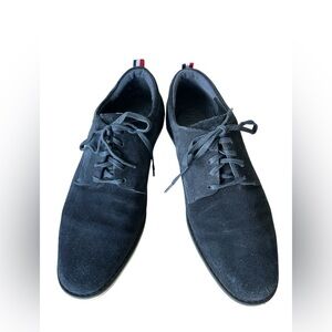 Zara men’s navy blue suede oxford shoe with comfy rubber sole size 41